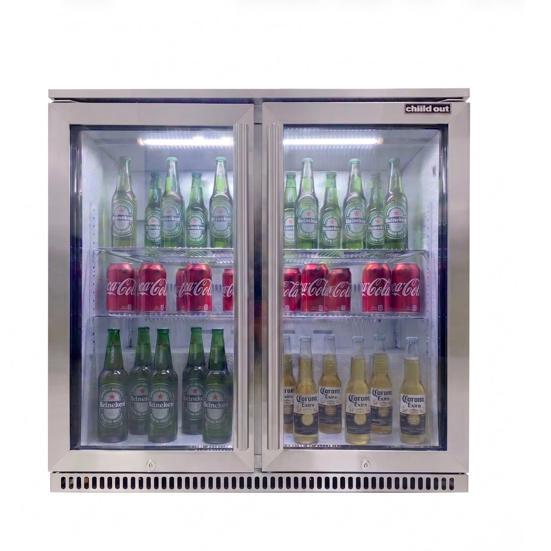 Double Door Alfresco Fridge