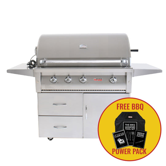 Deluxe - 42″ Gas BBQ  + FREE BBQ POWER BUNDLE