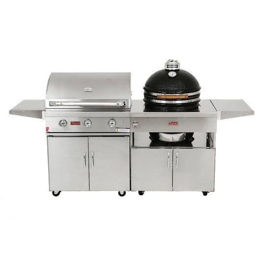 Silverline 32”  + Kamado Combo