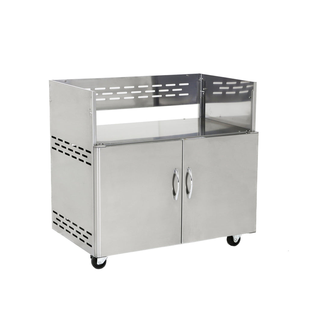 Classic Stainless Steel  38″ BBQ Cart